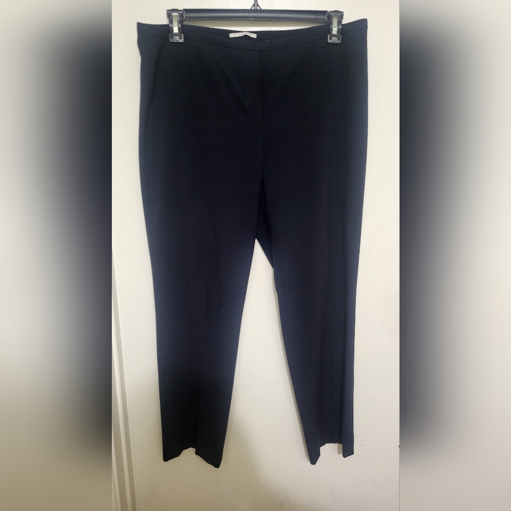 Tahari Navy Blue Slacks. Womens Size 14 - Picture 1 of 5